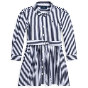 Polo Ralph Lauren Blue and White Striped Shirt